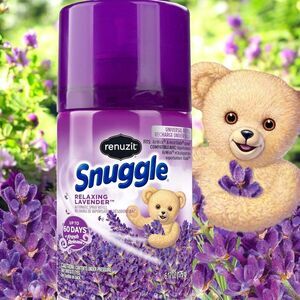 Renuzit Snuggle Automatic Air Freshener Spray Relaxing Lavender, 6.2 Oz 2 Pack
